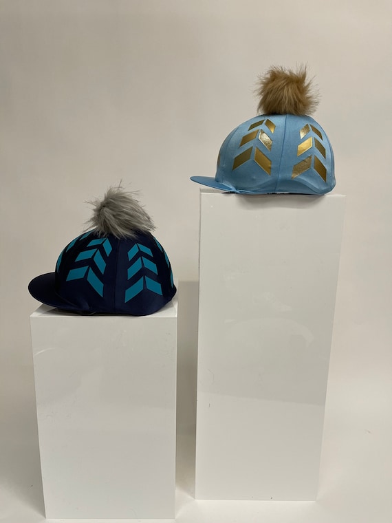 SXC Chevron Printed Riding Hat Silk 