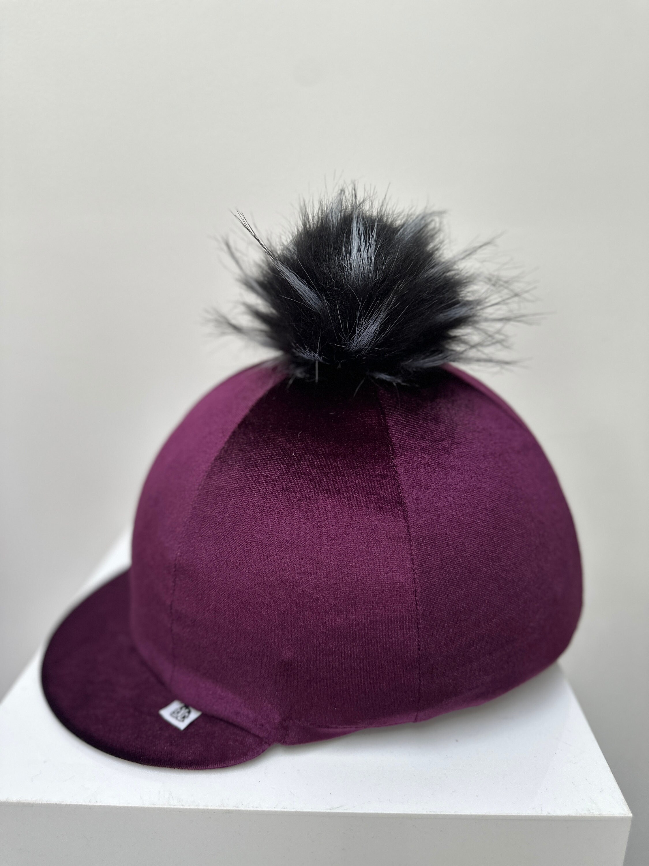 Chapeau De Crâne équitation Shires Velours Marine - Taille 58-62 Cm - Neuf