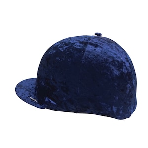 SXC Crushed Velvet Faux Fur Wool Button Riding Hat Silk Cover Skull Cap Bespoke Equestrian Equine Custom Design Your Own