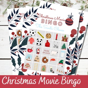 Christmas Movie Bingo