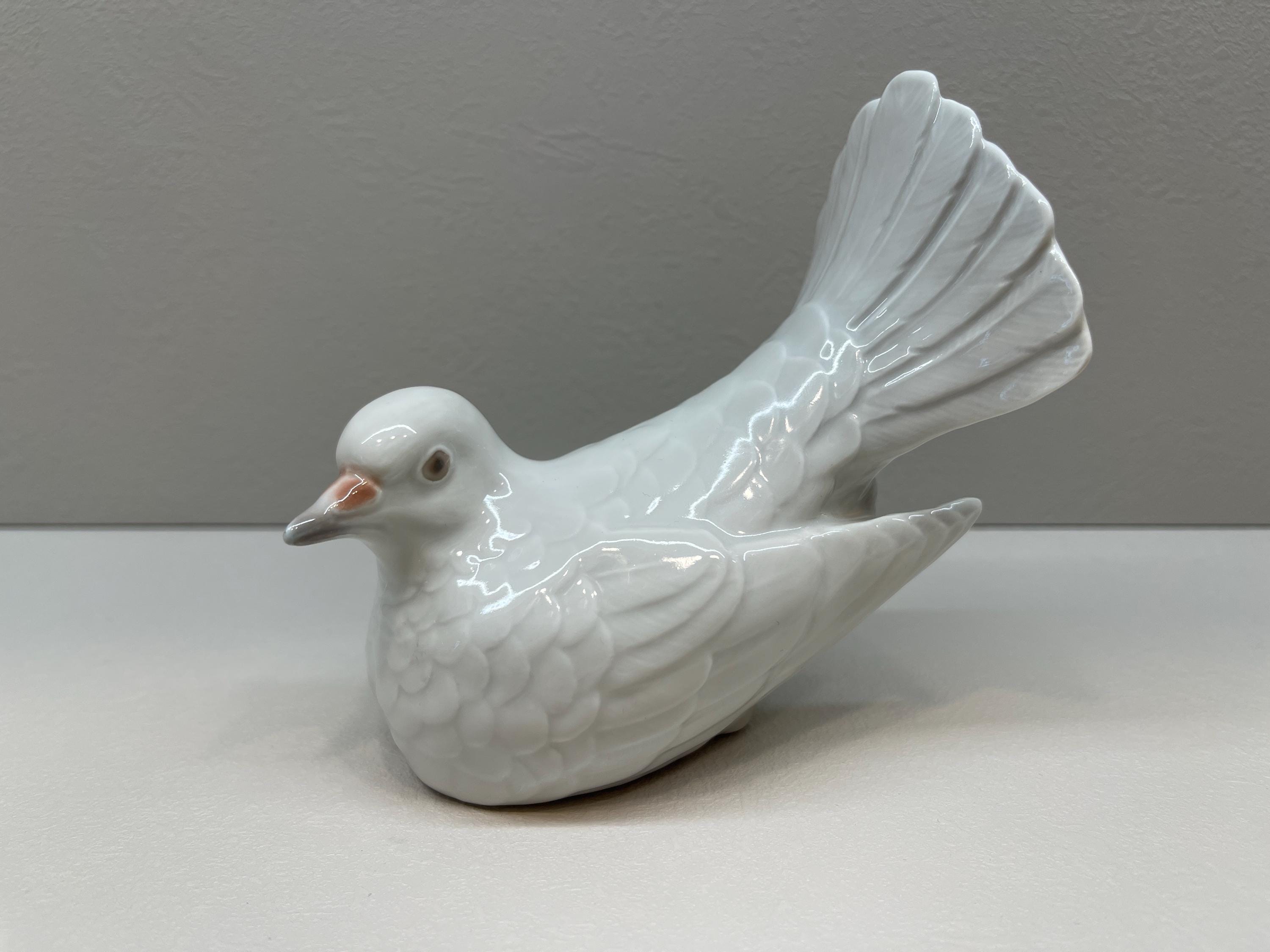 White Pigeon Statue - Etsy