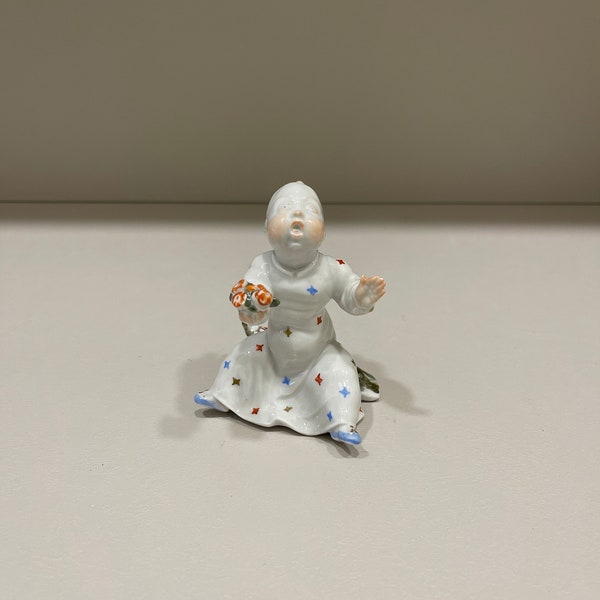 Wallendorf 206 Boy with Flowers Porcelain Figurine