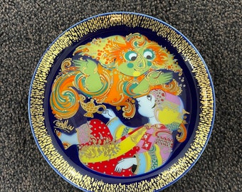 ローゼンタール 1981年 ガラス製 クリスマスプレート ビヨン・ヴィンブラッド ビョルン・ウィンブラッド クリスマスプレート｜北欧ビンテージ通販の