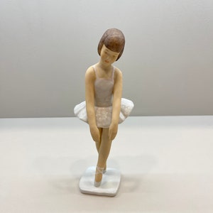 Schaubach Kunst Germany Wallendorf Lady Girl Balerina Handpainted Porcelain Figurine