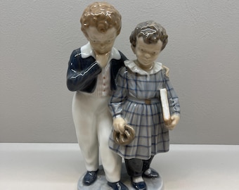 ロイヤルコペンハーゲン 063 – キャベツの上の白いネズミの置物