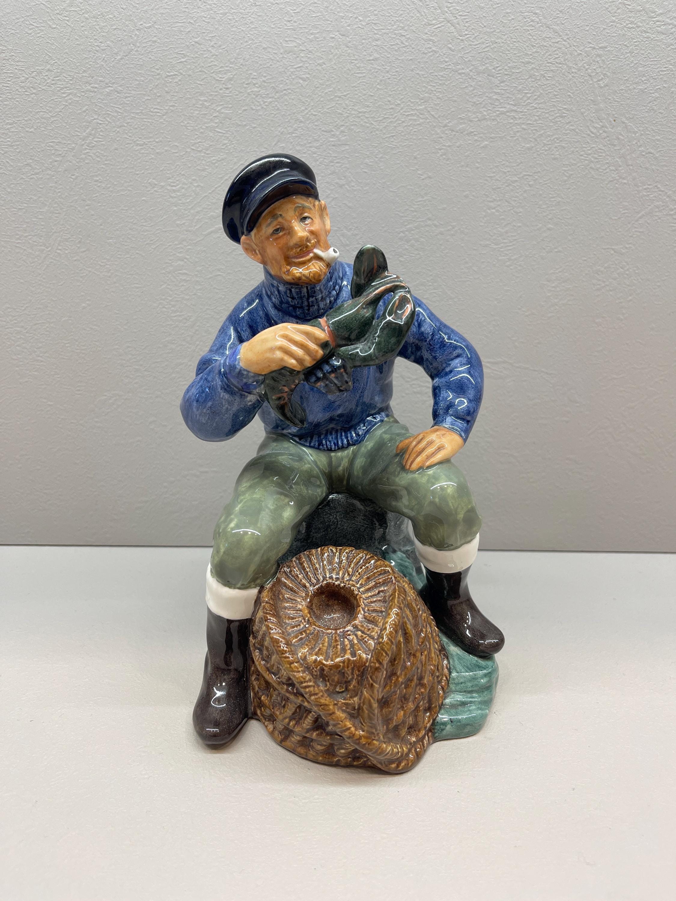 Lobster Fisherman Statue - Etsy