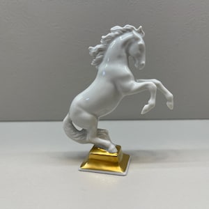 Rosenthal Blanc-de-Chine Horse Signed By Max Fritz Porcelain Figurine