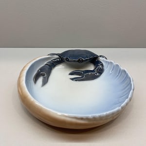 Blue porcelain crab - Etsy 日本