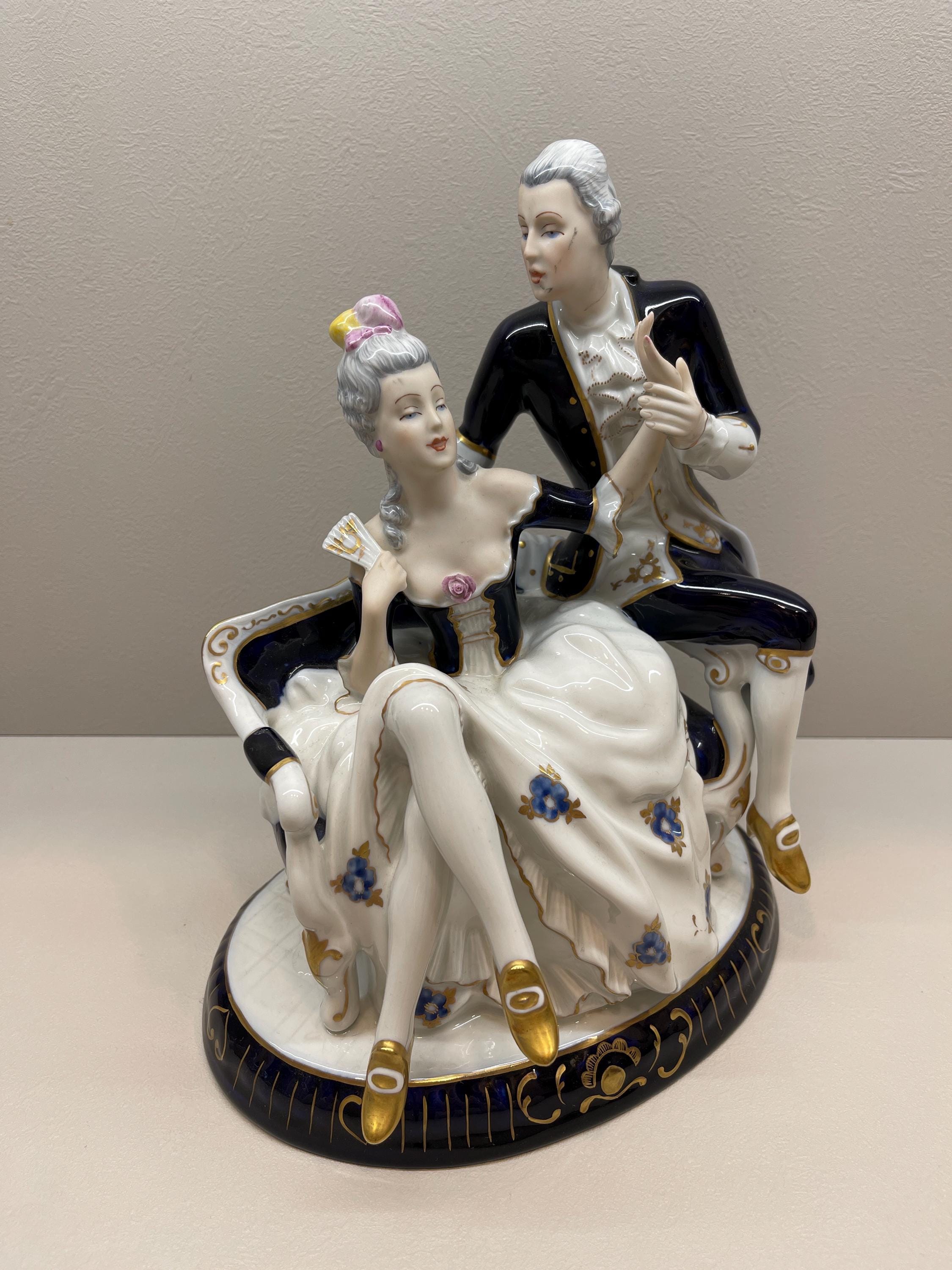 Figurine Porcelaine Royal Dux Bohemia - Escargot - République Tchèque - Occasion