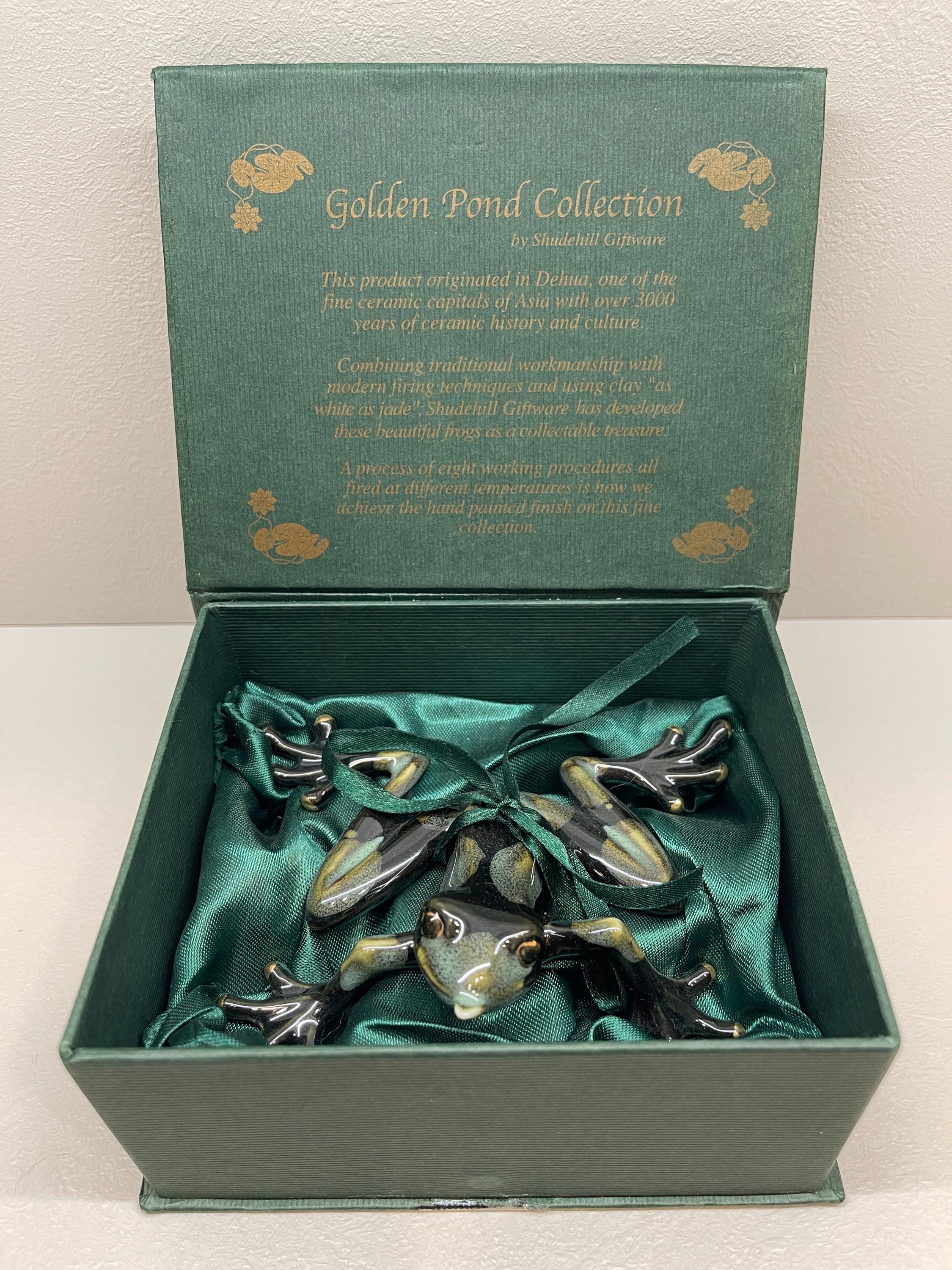 Crapaud Frog-ally Lucky porcelaine original belle décoration à