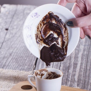 Caffè turco/fortuna del caffè turco, lettura del caffè turco/lettura del caffè, divinazione del caffè/caffè, fare una fortuna del caffè
