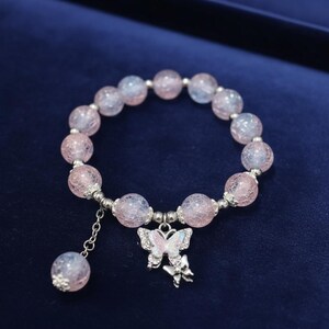 Doudou Crystal Beaded Bracelet, Feng Shui Quartz Charm, Women's Healing Energy Jewelry