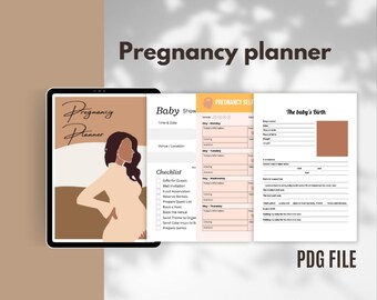 Pregnancy planner digital pdf, Mystical Baby Journey Baby Notebook  Pregnant Worksheets