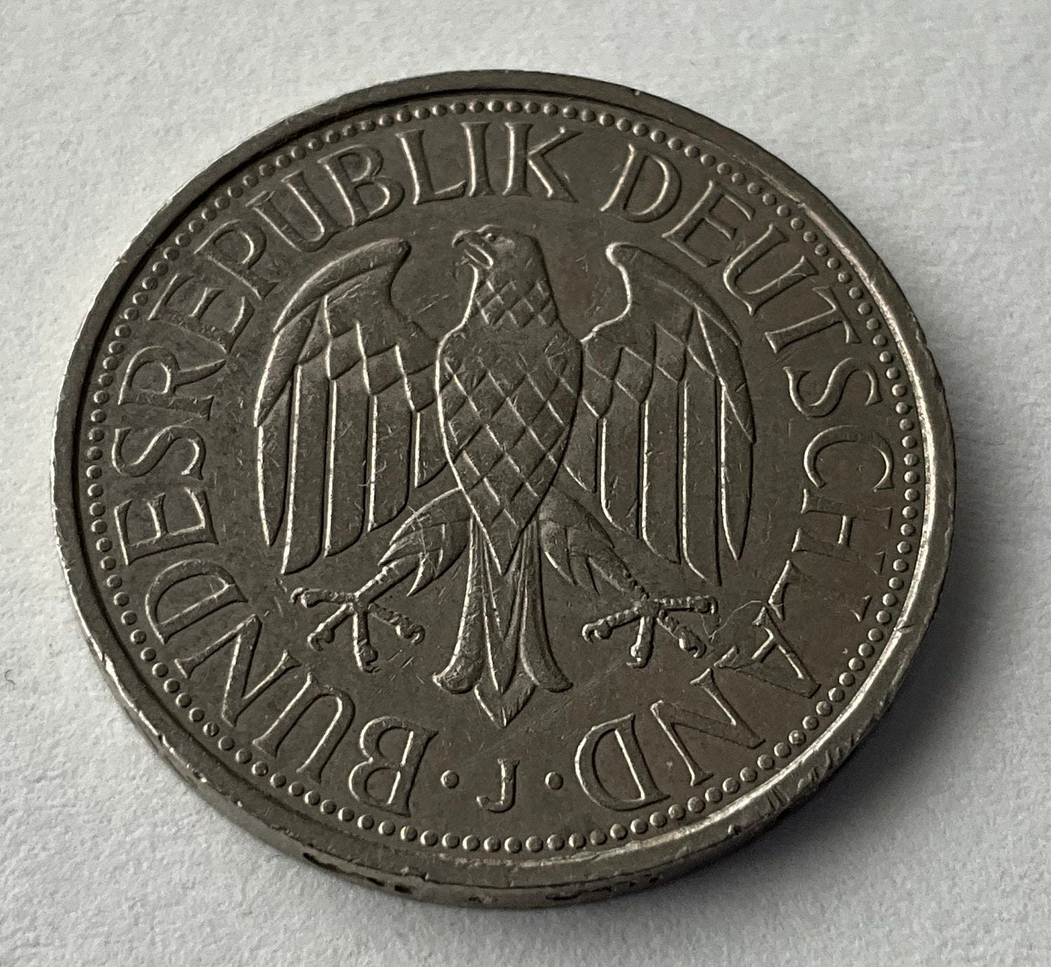 1990 1 Deutsche Mark German Coin - Etsy