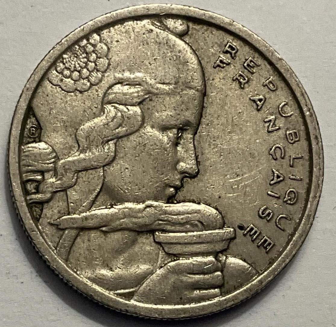 1954 France 100 Francs Coin - Etsy
