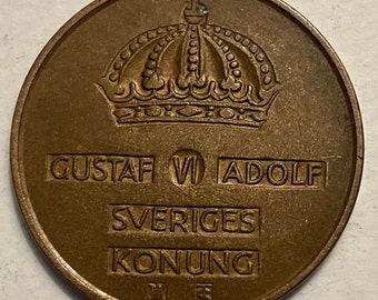 1959 スウェーデン 5 オレ グスタフ 6 世アドルフ コイン - Etsy 日本
