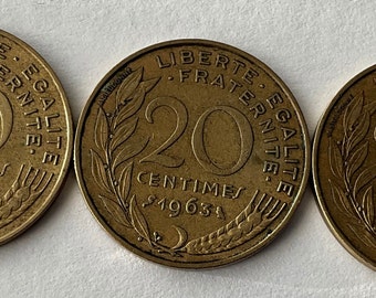 希少20センチーム硬貨 1962年１枚 1963年２枚計 3枚セット il_340x270.5196710215_kpzi.jpg