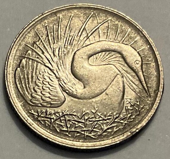 1980/1981年 シンガポール 5セント硬貨 - Etsy 日本