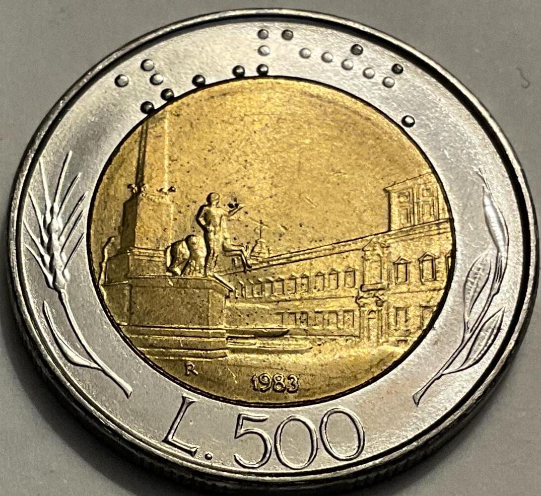 1983/1984/1986 イタリア 500 リラ硬貨 - Etsy 日本