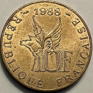 10 francs 1988 - Etsy 日本