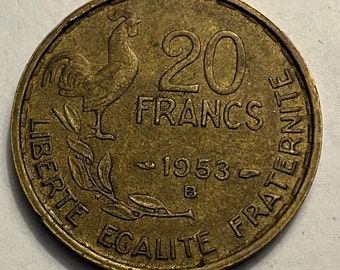 1951年フランス10フラン/1953年フランス20フラン硬貨 - Etsy 日本