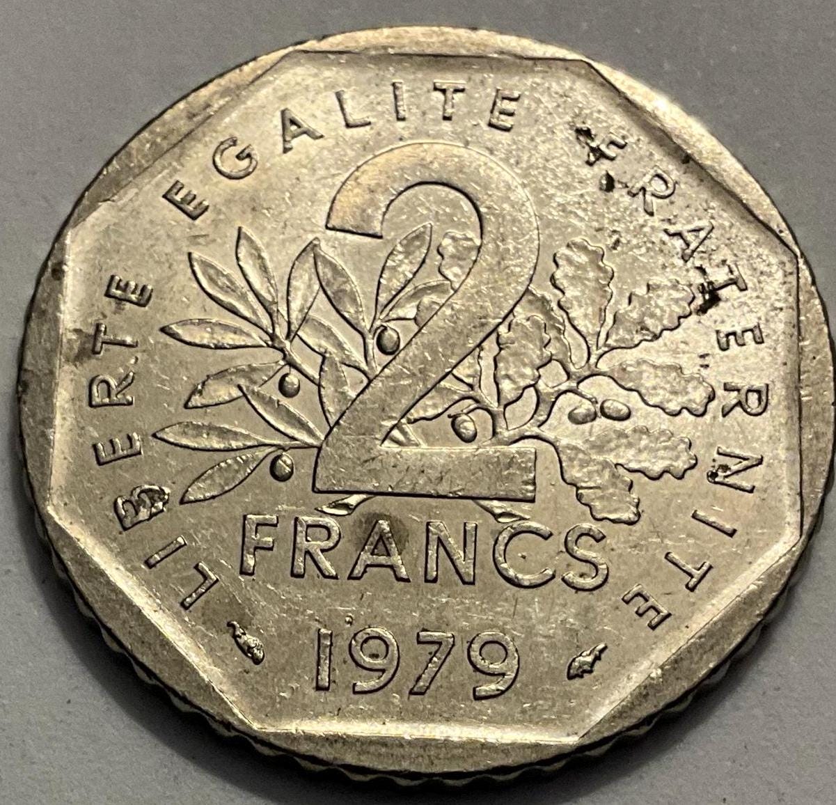1979/1982 フランス 2 フラン硬貨 - Etsy 日本