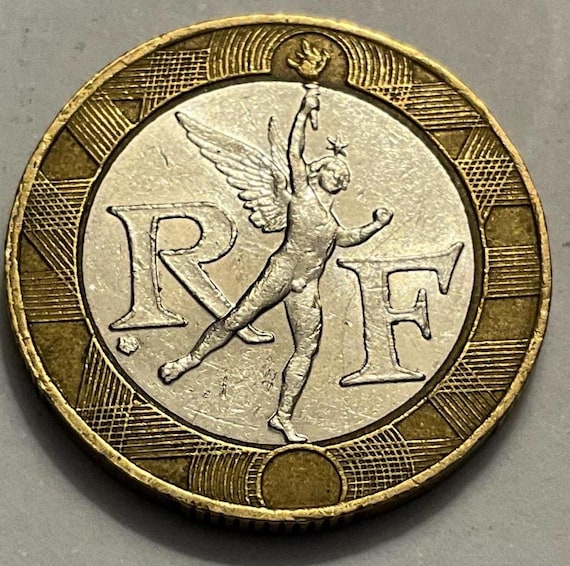 フランス 10セント 硬貨 1989年フランス10フラン硬貨 - Etsy 日本