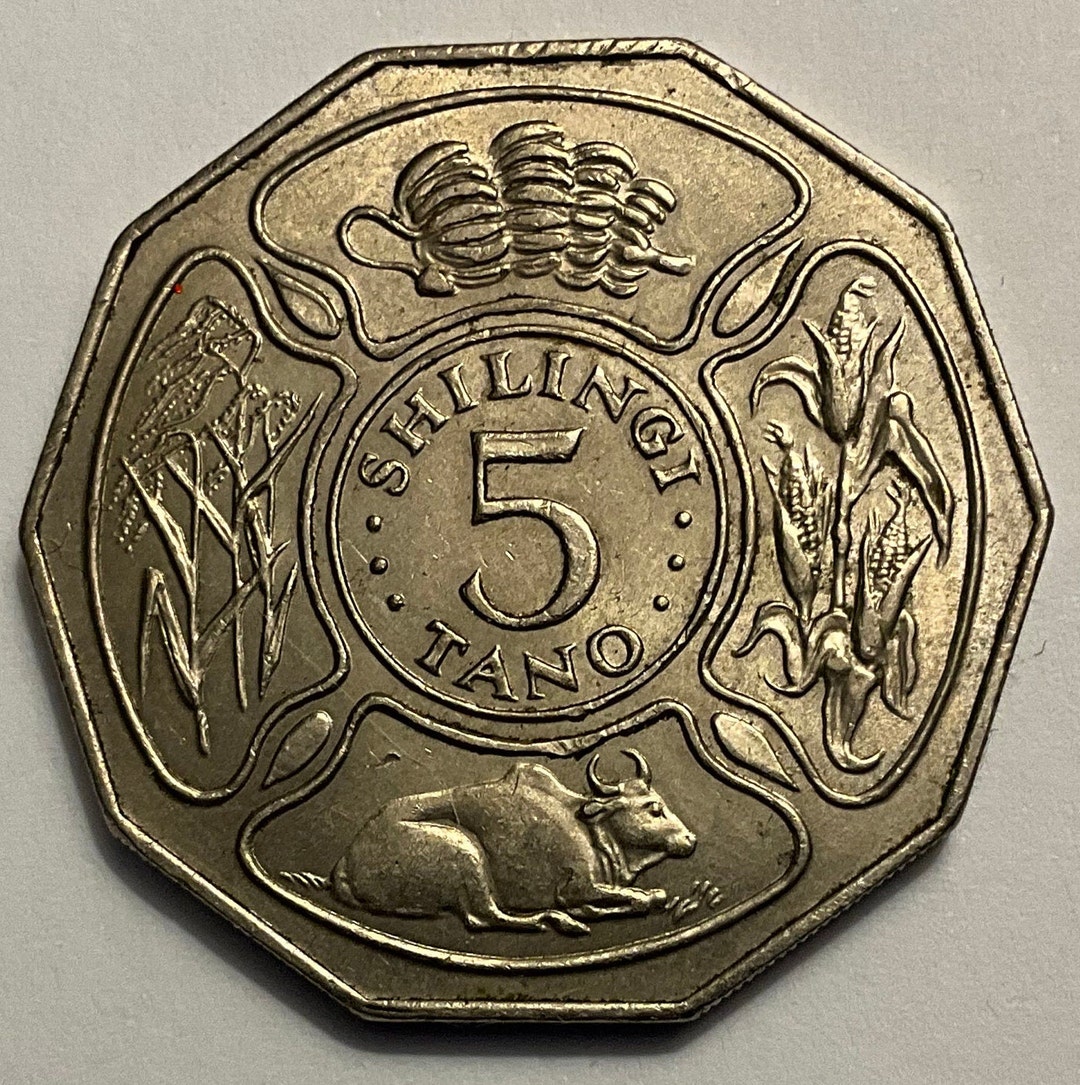 1972年タンザニア5シリンギ硬貨 - Etsy 日本