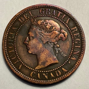 Pièce de un cent du Canada de 1884
