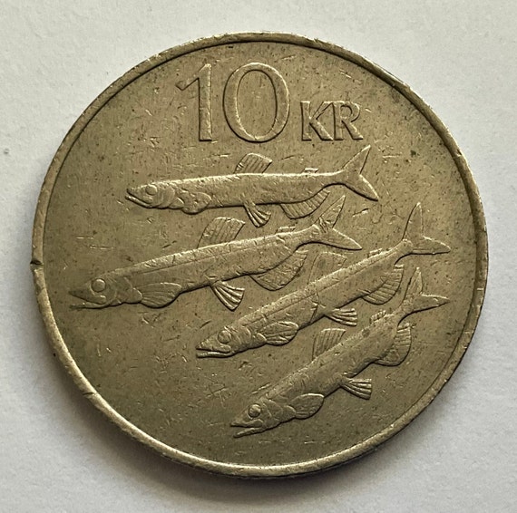 1984年アイスランド10クローナ硬貨 - Etsy 日本