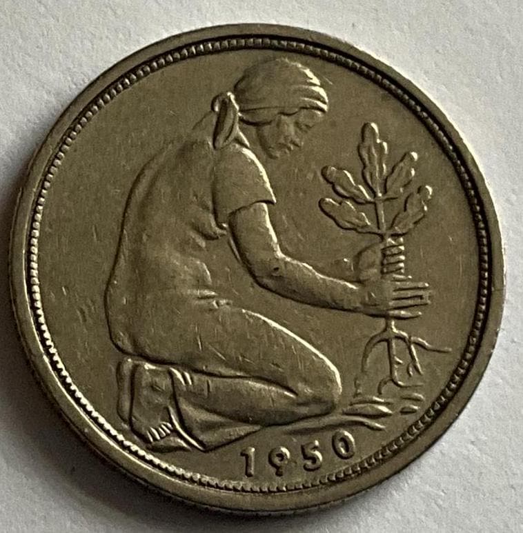 50 pfennig - Etsy 日本