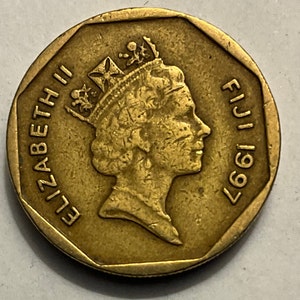 1997/1998 Fiji  1 Dollar Queen Elizabeth II Coins