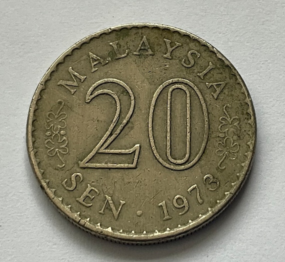 3362【マレーシア】20セン　硬貨　コイン　400枚 1973年マレーシア20セン硬貨 - Etsy 日本