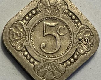 1923/1939 オランダ 5 セント硬貨 - Etsy 日本