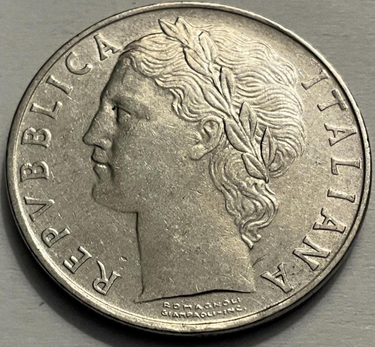 1956/1966年イタリア100リラ硬貨 - Etsy 日本