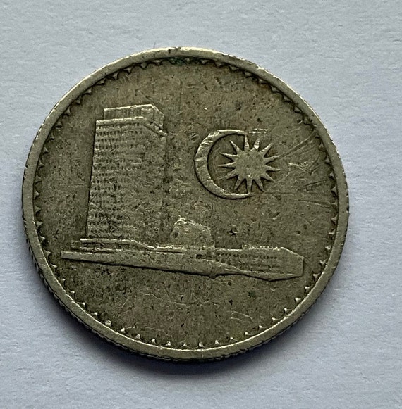 1987年 マレーシア 銀貨　記念銀貨 1968年マレーシア5セン硬貨2枚 - Etsy 日本