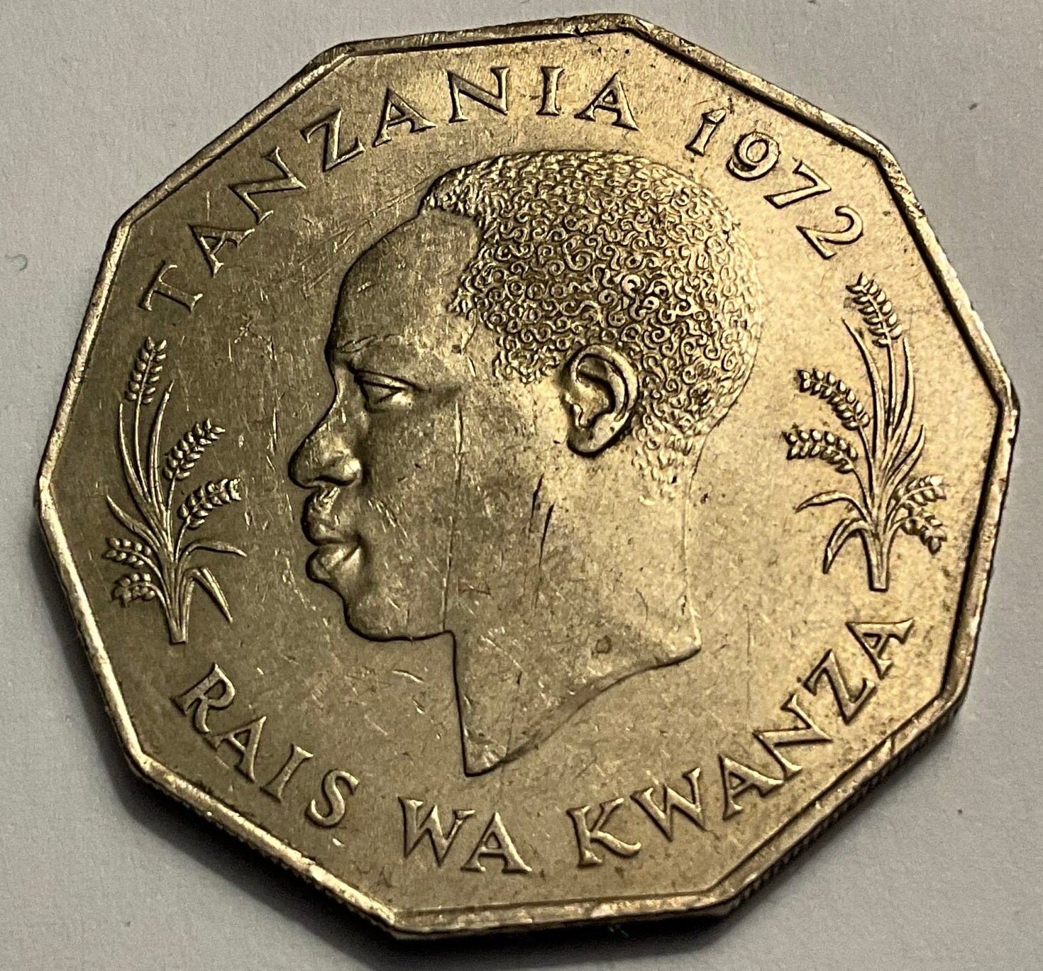 1972年タンザニア5シリンギ硬貨 - Etsy 日本