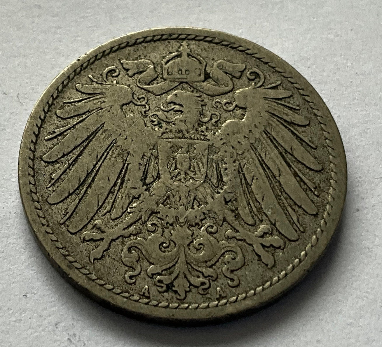 1898年ドイツ10ペニヒ硬貨 - Etsy 日本