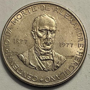 1977 Portugal 2.50 Escudos Coin