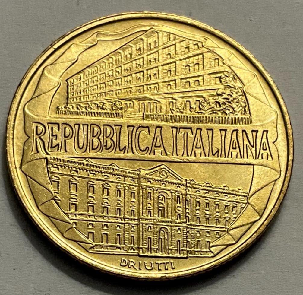 1996年イタリア200リラコイン2枚 アカデミー「グアルディア・ディ・フィナンツァ」 - Etsy 日本