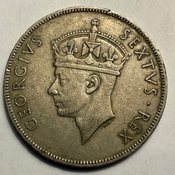 1948 East Africa George VI 1 Shilling Coin