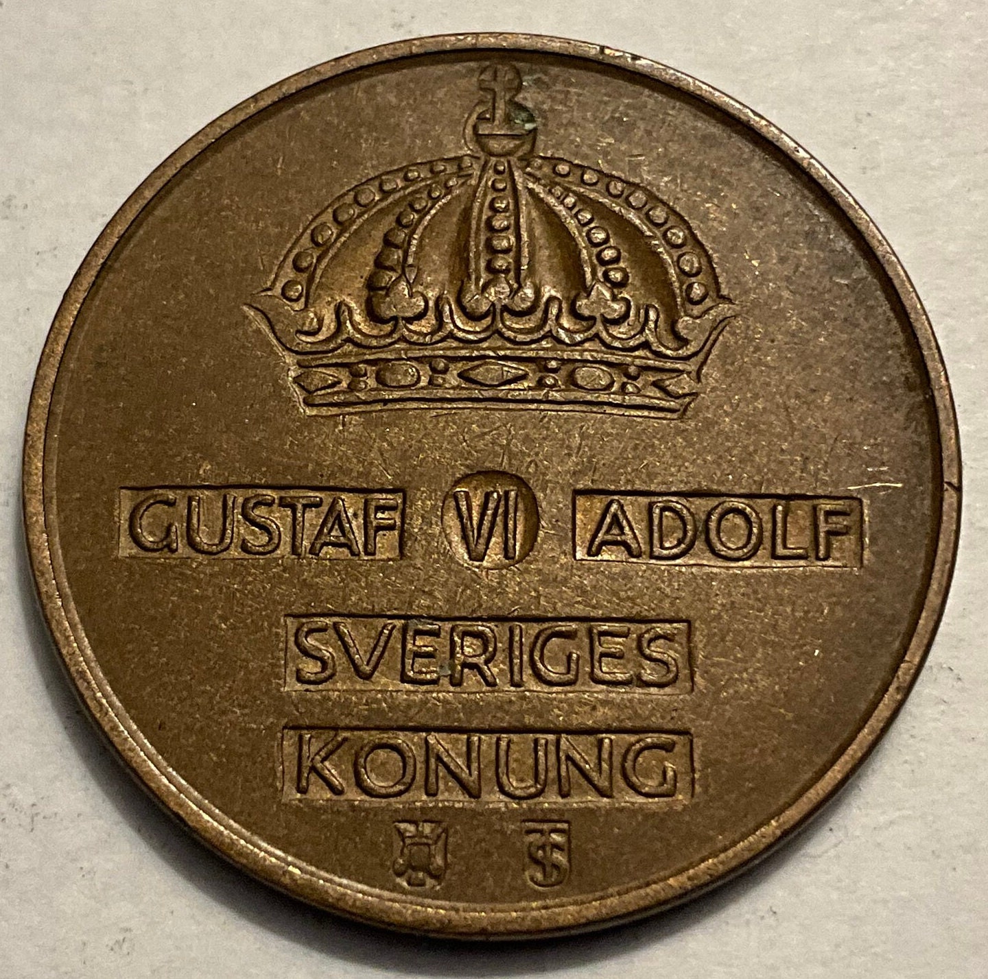 スウェーデン 5 Öre 硬貨 1965年 グスタフ VI アドルフ il_fullxfull.5898916383_a1f2.jpg