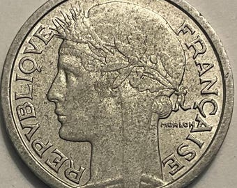 1945/1949 フランス 1 フラン硬貨 - Etsy 日本