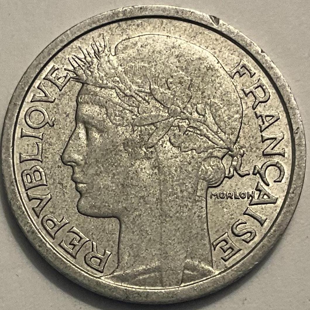1 franc 1944 - Etsy 日本