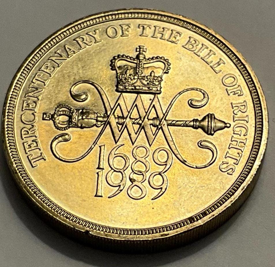 1989年 イギリス女王エリザベス2世 2ポンド硬貨 - Etsy 日本