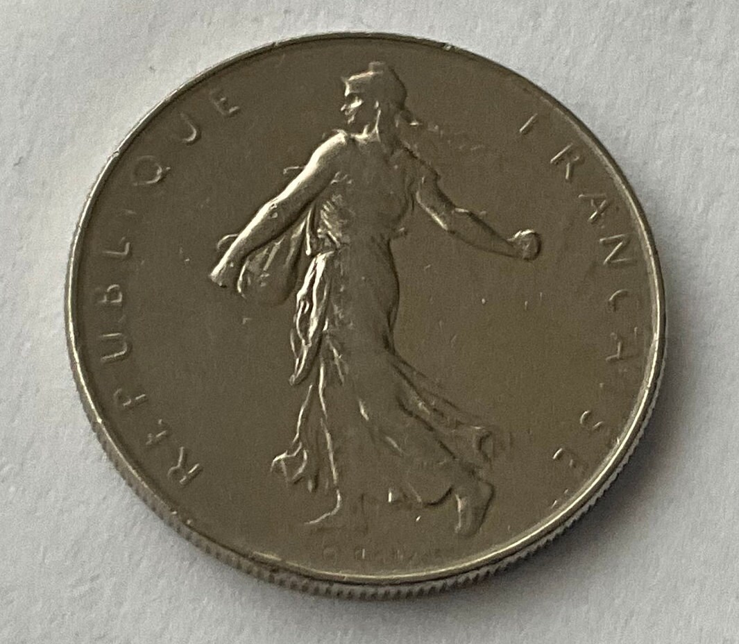 美品　マリ共和国　1970年　1000フラン　P-13c il_fullxfull.5282600082_acbd.jpg