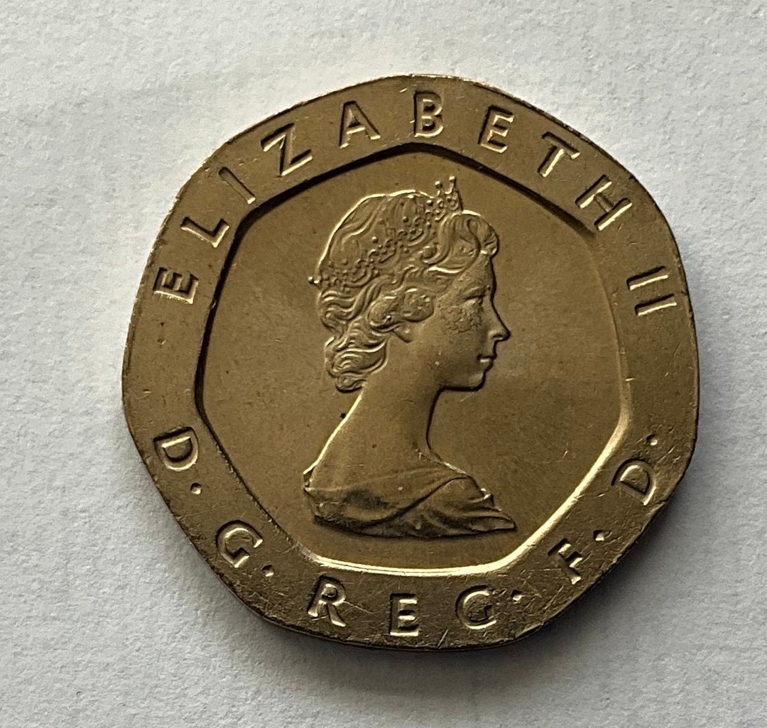 1982 Queen Elizabeth II 20 Pence Coin Etsy 1982-queen-elizabeth-ii-20-pence-coin-etsy