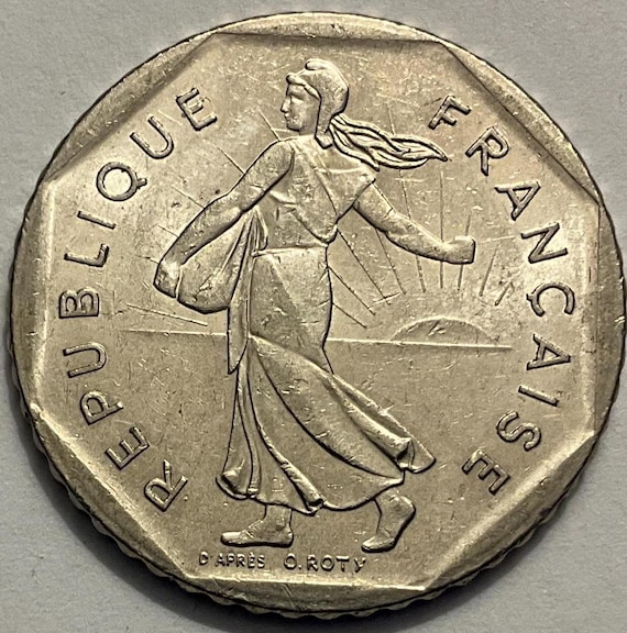 1979/1982 フランス 2 フラン硬貨 - Etsy 日本