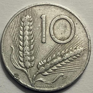 1994 Italy 10 Lire Coin
