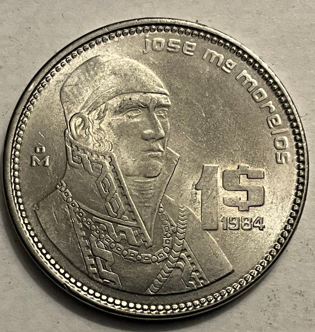 Y*u様 1984年 メキシコ 銀貨1oz 1984年メキシコ1ペソ硬貨 - Etsy 日本